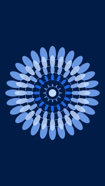 Crayola Blue mandala phone wallpaper — free HD crayola blue mobile wallpaper 1080x1920