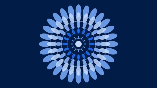 Crayola Blue mandala desktop wallpaper — free 4K crayola blue wallpaper 3840x2160