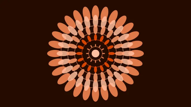 Crimson Carrot mandala background — free HD crimson carrot color wallpaper 1920x1080