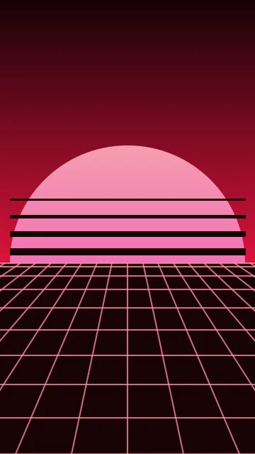 Crimson vaporwave phone wallpaper — free HD crimson mobile wallpaper 1080x1920