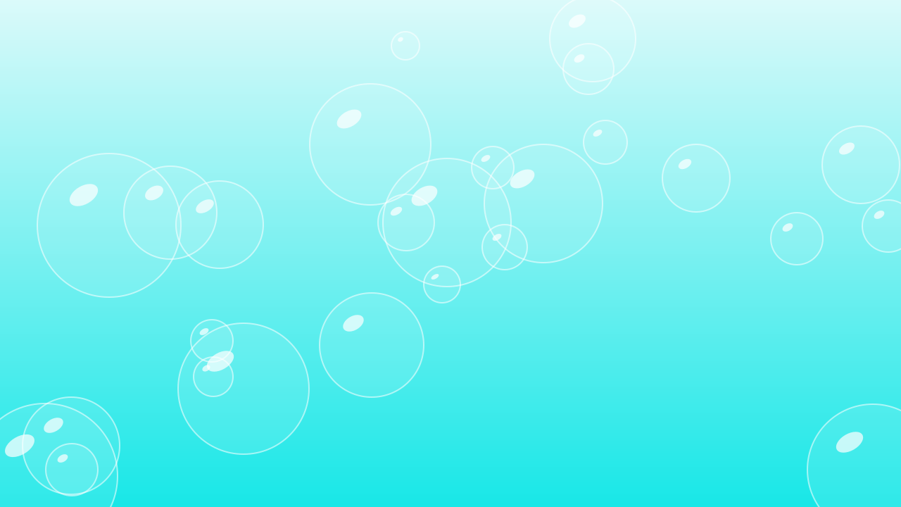 Cyan 100 bubbles background — free HD cyan 100 color wallpaper 1920x1080