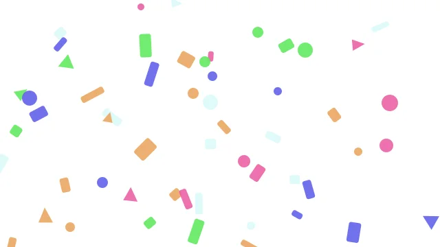 Cyan 100 confetti desktop wallpaper — free 4K cyan 100 wallpaper 3840x2160