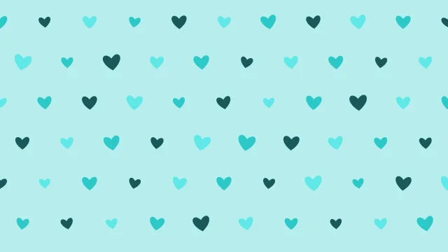Cyan 500 hearts desktop wallpaper — free 4K cyan 500 wallpaper 3840x2160