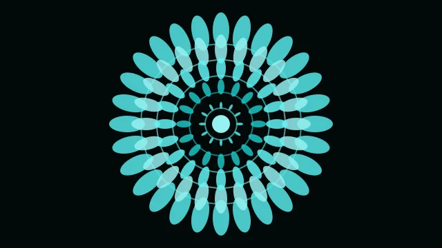 Cyan 500 mandala desktop wallpaper — free 4K cyan 500 wallpaper 3840x2160