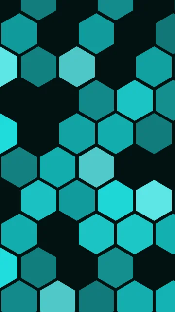 Cyan 600 hexagon phone wallpaper — free HD cyan 600 mobile wallpaper 1080x1920