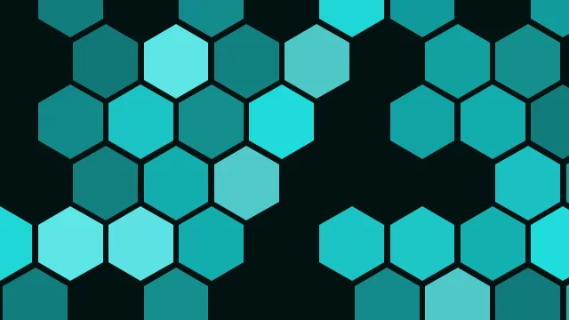 Cyan 600 hexagon desktop wallpaper — free 4K cyan 600 wallpaper 3840x2160