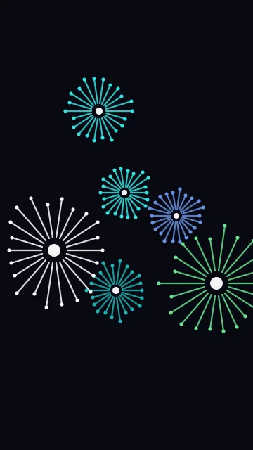 Cyan 700 fireworks phone wallpaper — free HD cyan 700 mobile wallpaper 1080x1920