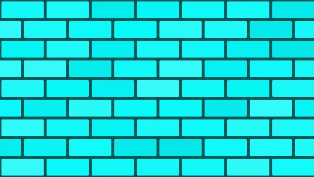 Cyan Glow brick desktop wallpaper — free 4K cyan glow wallpaper 3840x2160