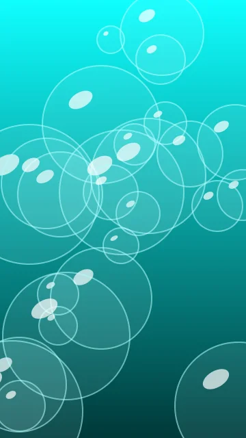 Cyan Glow bubbles phone wallpaper — free HD cyan glow mobile wallpaper 1080x1920