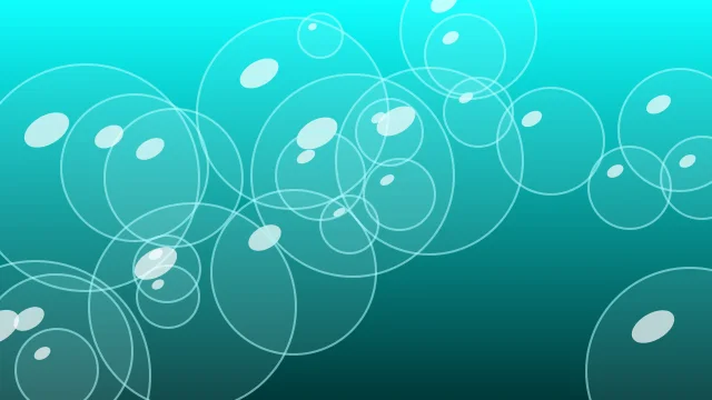 Cyan Glow bubbles desktop wallpaper — free 4K cyan glow wallpaper 3840x2160