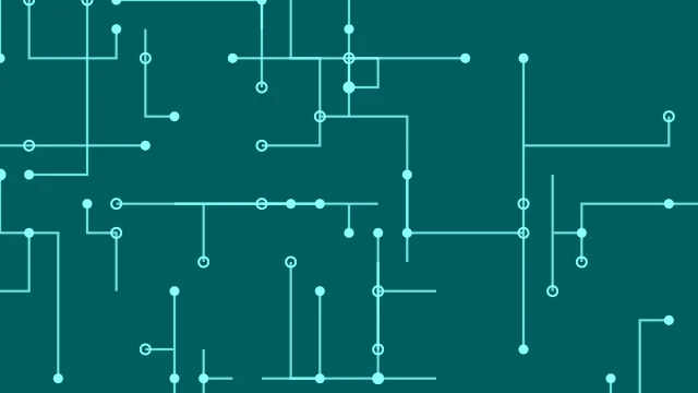 Cyan Glow circuit desktop wallpaper — free 4K cyan glow wallpaper 3840x2160