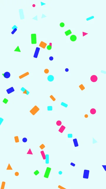 Cyan Glow confetti phone wallpaper — free HD cyan glow mobile wallpaper 1080x1920