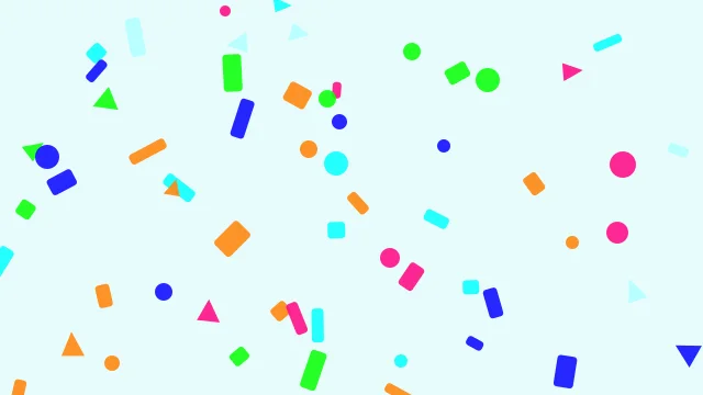 Cyan Glow confetti desktop wallpaper — free 4K cyan glow wallpaper 3840x2160
