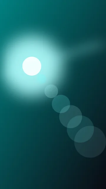 Cyan Glow flare phone wallpaper — free HD cyan glow mobile wallpaper 1080x1920