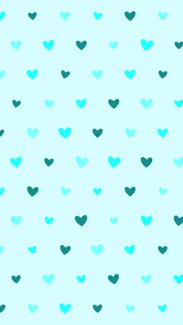 Cyan Glow hearts phone wallpaper — free HD cyan glow mobile wallpaper 1080x1920