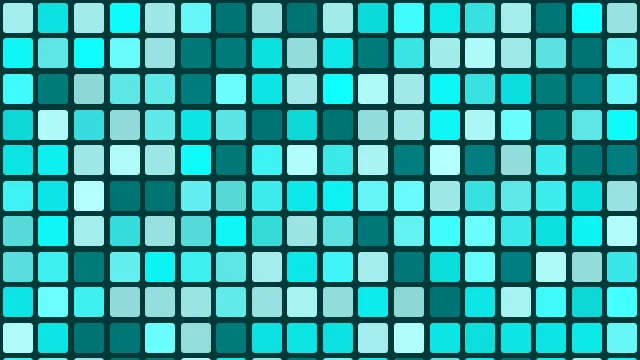 Cyan Glow mosaic desktop wallpaper — free 4K cyan glow wallpaper 3840x2160