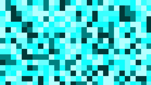 Cyan Glow pixel desktop wallpaper — free 4K cyan glow wallpaper 3840x2160