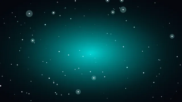 Cyan Glow starry background — free HD cyan glow color wallpaper 1920x1080