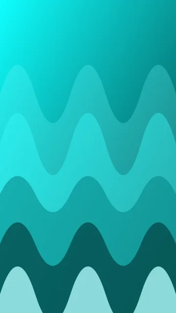 Cyan Glow waves phone wallpaper — free HD cyan glow mobile wallpaper 1080x1920