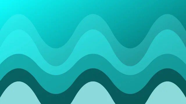 Cyan Glow waves desktop wallpaper — free 4K cyan glow wallpaper 3840x2160
