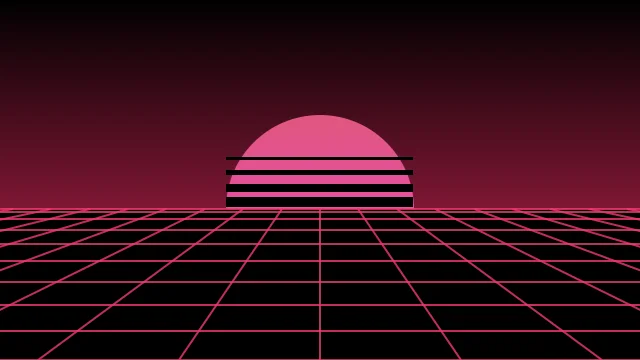 Dark Amaranth vaporwave background — free HD dark amaranth color wallpaper 1920x1080