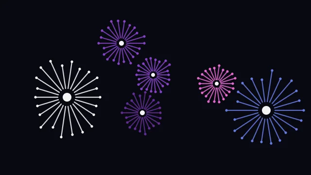 Dark Amethyst fireworks background — free HD dark amethyst color wallpaper 1920x1080