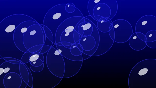 Dark Blue bubbles desktop wallpaper — free 4K dark blue wallpaper 3840x2160