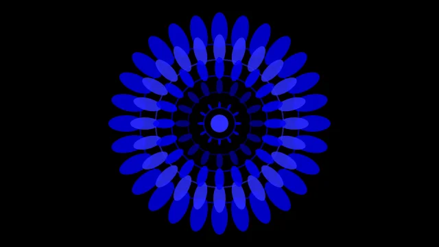 Dark Blue mandala desktop wallpaper — free 4K dark blue wallpaper 3840x2160