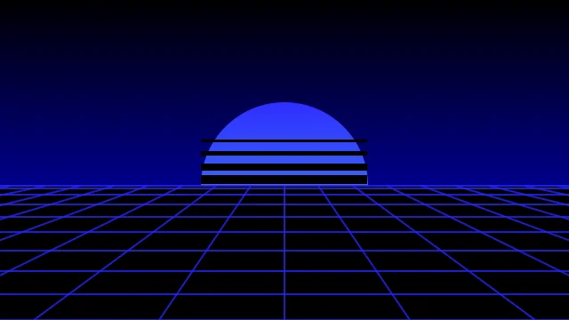 Dark Blue vaporwave desktop wallpaper — free 4K dark blue wallpaper 3840x2160