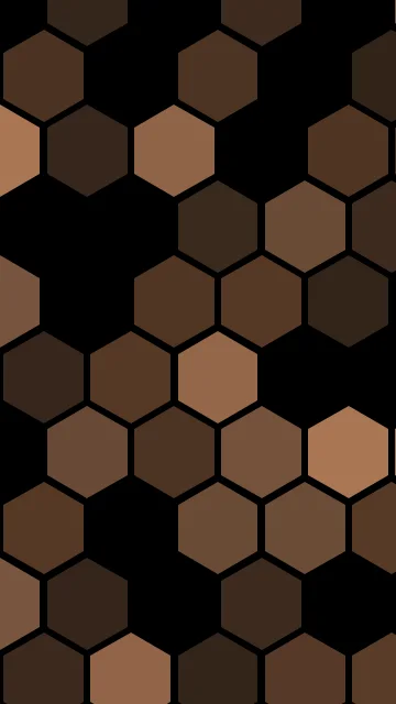 Dark Coffee hexagon phone wallpaper — free HD dark coffee mobile wallpaper 1080x1920