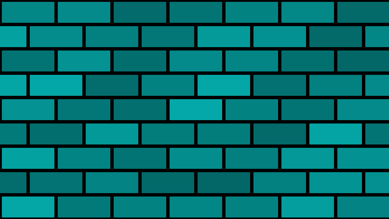 Dark Cyan brick background — free HD dark cyan color wallpaper 1920x1080