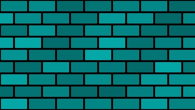 Dark Cyan brick desktop wallpaper — free 4K dark cyan wallpaper 3840x2160