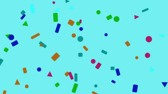 Dark Cyan confetti desktop wallpaper — free 4K dark cyan wallpaper 3840x2160