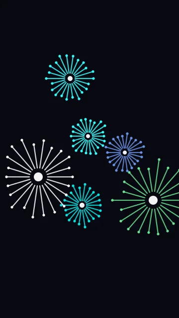 Dark Cyan fireworks phone wallpaper — free HD dark cyan mobile wallpaper 1080x1920