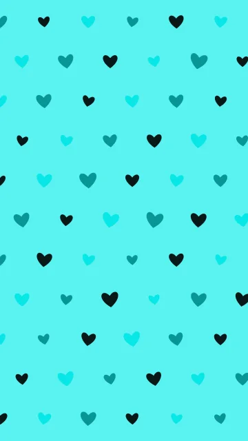 Dark Cyan hearts phone wallpaper — free HD dark cyan mobile wallpaper 1080x1920