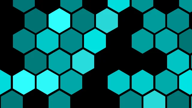 Dark Cyan hexagon desktop wallpaper — free 4K dark cyan wallpaper 3840x2160