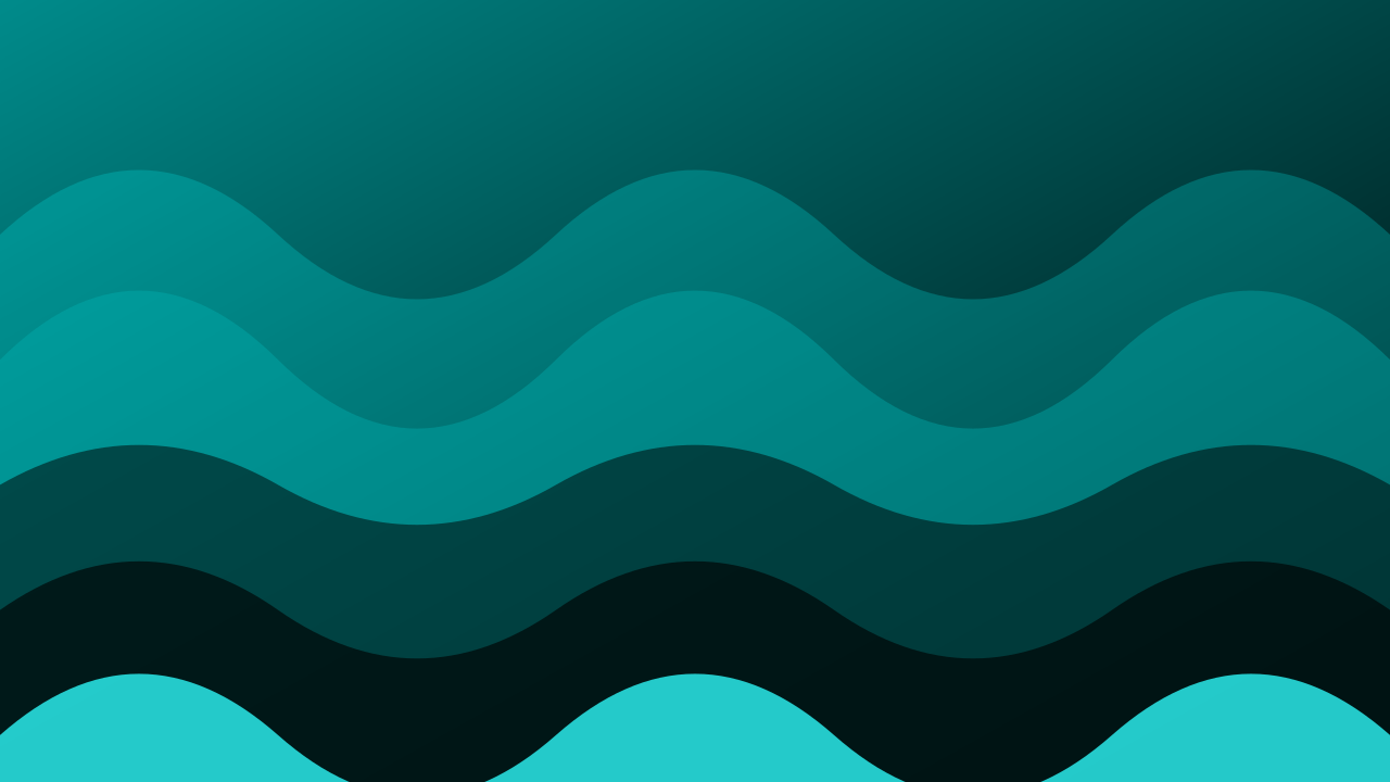 Dark Cyan waves background — free HD dark cyan color wallpaper 1920x1080