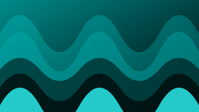 Dark Cyan waves background — free HD dark cyan color wallpaper 1920x1080