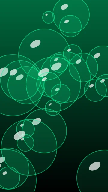 Dark Emerald bubbles phone wallpaper — free HD dark emerald mobile wallpaper 1080x1920