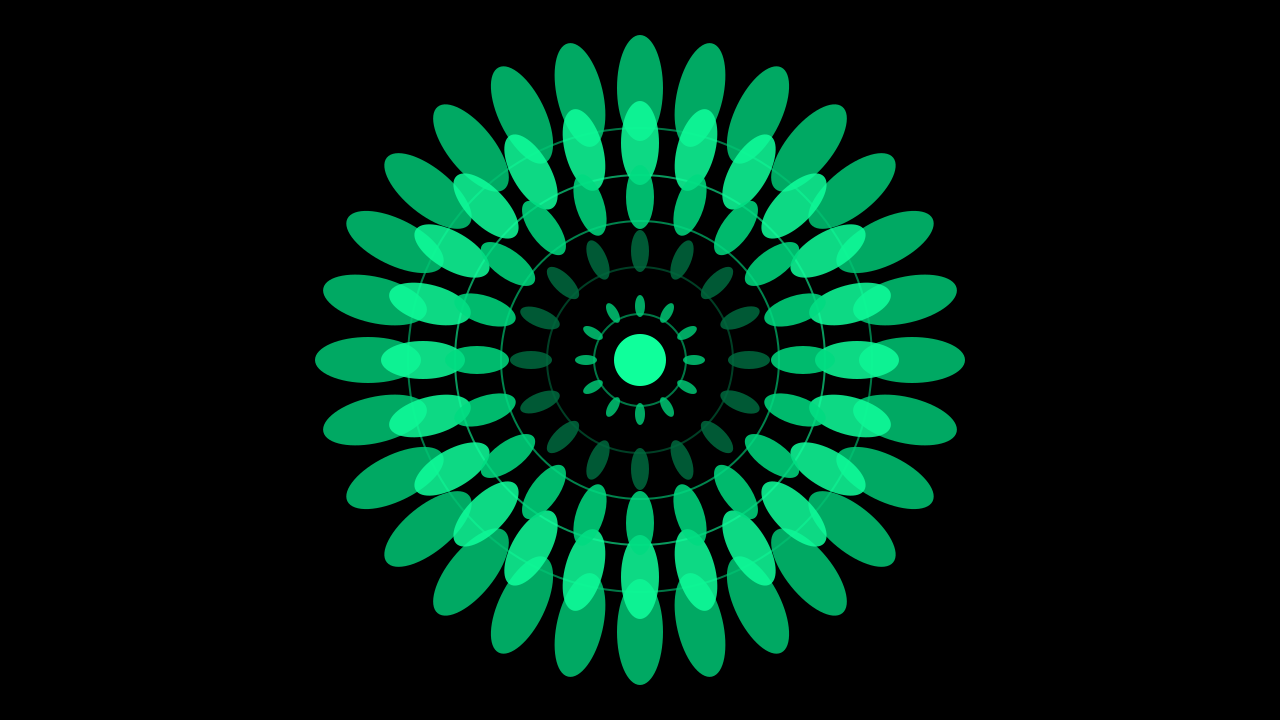Dark Emerald mandala background — free HD dark emerald color wallpaper 1920x1080