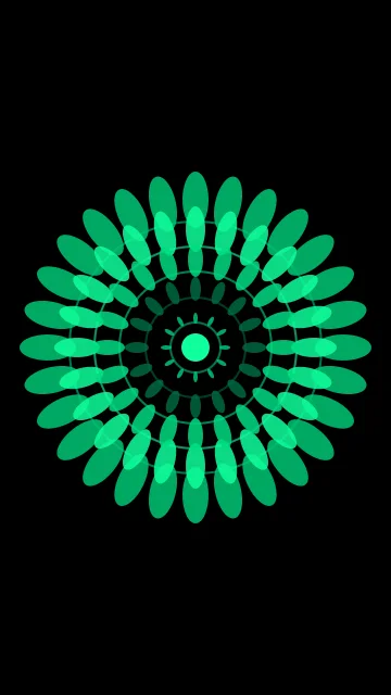 Dark Emerald mandala phone wallpaper — free HD dark emerald mobile wallpaper 1080x1920