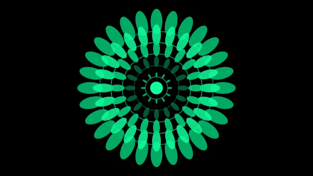 Dark Emerald mandala background — free HD dark emerald color wallpaper 1920x1080