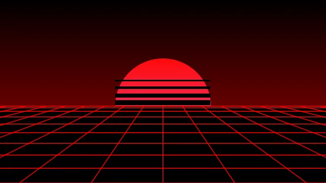 Dark Garnet vaporwave background — free HD dark garnet color wallpaper 1920x1080