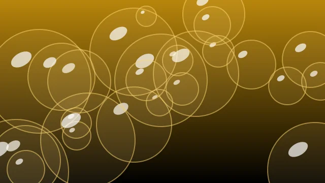 Dark Golden Rod bubbles background — free HD dark golden rod color wallpaper 1920x1080