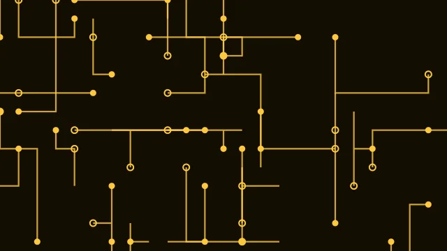 Dark Golden Rod circuit board background — free HD dark golden rod color wallpaper 1920x1080