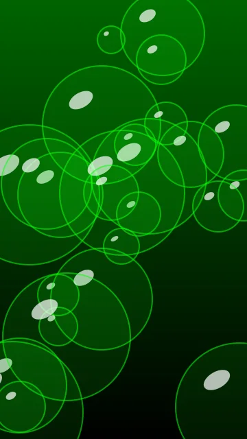 Dark Green bubbles phone wallpaper — free HD dark green mobile wallpaper 1080x1920