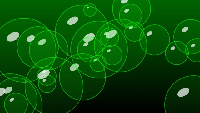 Dark Green bubbles background — free HD dark green color wallpaper 1920x1080
