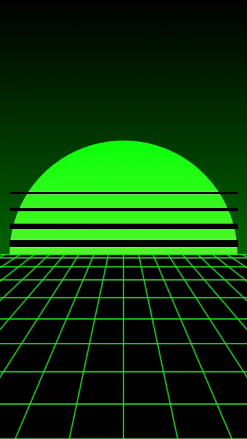 Dark Green vaporwave phone wallpaper — free HD dark green mobile wallpaper 1080x1920
