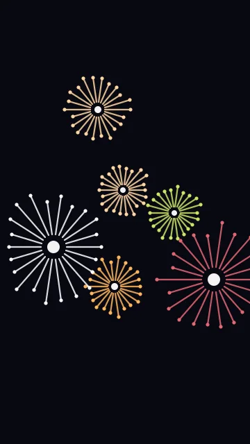 Dark Orange fireworks phone wallpaper — free HD dark orange mobile wallpaper 1080x1920