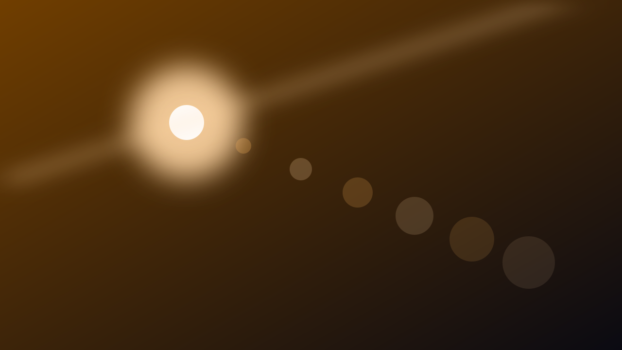 Dark Orange lens flare background — free HD dark orange color wallpaper 1920x1080